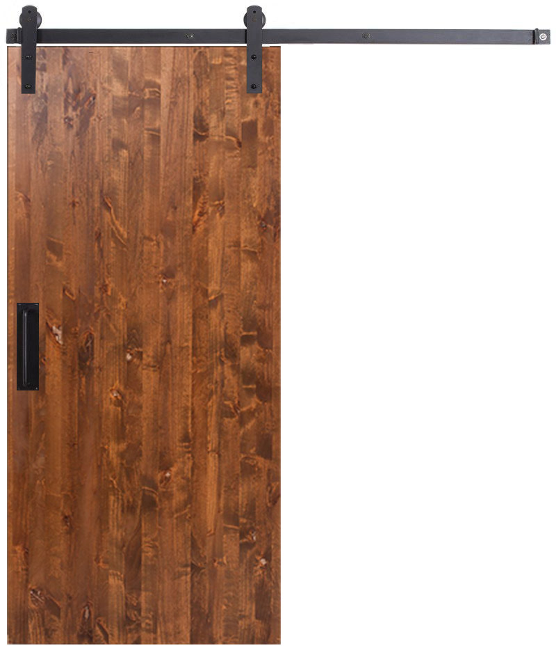 Modern Slab Barn Door Rustica